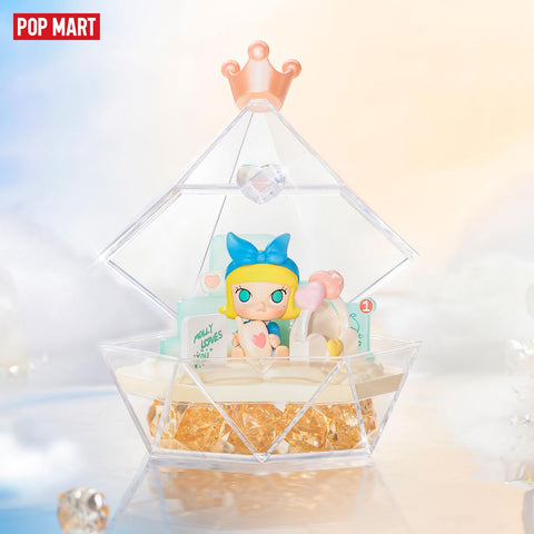 POP MART CRYBABY Wishes at Your Fingertips Series Scene Set Blind Box Figures, Random Design Mystery Toys for Modern Home Decorations Indoor, Collectible Toy Set for Desk Accessories, Single Box