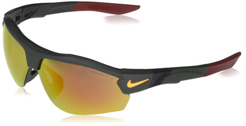 Nike Show X3 Rectangular Sunglasses, Matte Sequoia, 72/9/130
