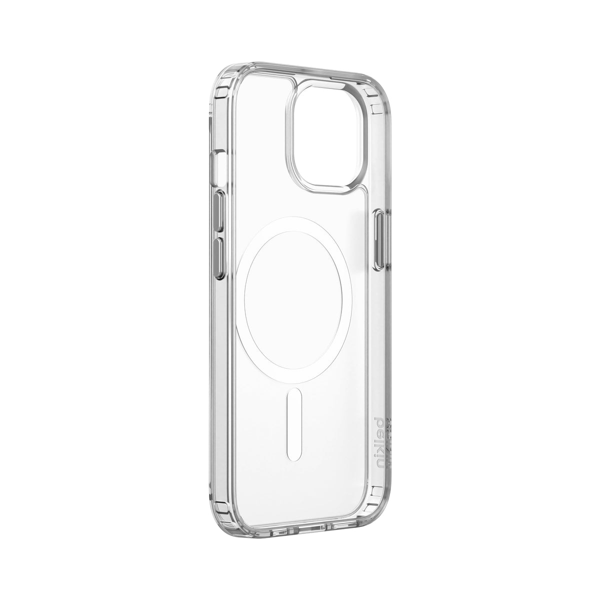 Belkin SheerForce MagSafe Compatible Phone Case for iPhone 15 Plus with Treated Coating, Cover with Built-in Magnets, Clear iPhone 15 Plus Case with Raised Edge Bumper for Screen & Camera Protection