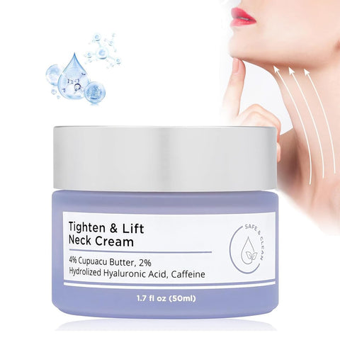 50ML Tighten and Lift Neck Cream,Neck Firming Cream,Tightening and Repair Decolletage Cream,Advanced Neck Firming Cream - Best For Tightening Sagging Skin,Wrinkles Improving Neck