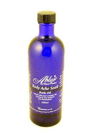 Abluo Body Ache Soak Bath Oil 200ml: ultra relief deep joint muscle aches and pains