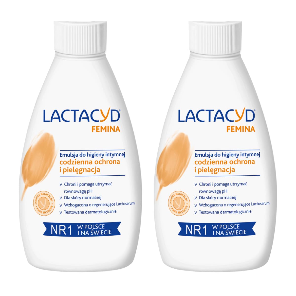 TWO PACKS of Lactacyd Femina Daily Protective Wash 200ml