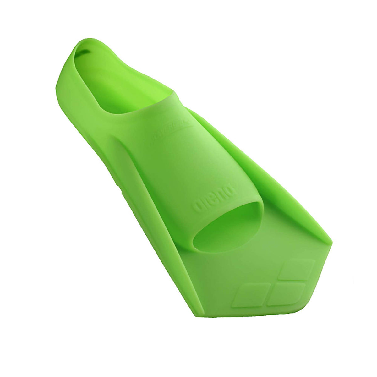 Arena Powerfin Hook Swim Training Fins, Acid Lime/Black, 12