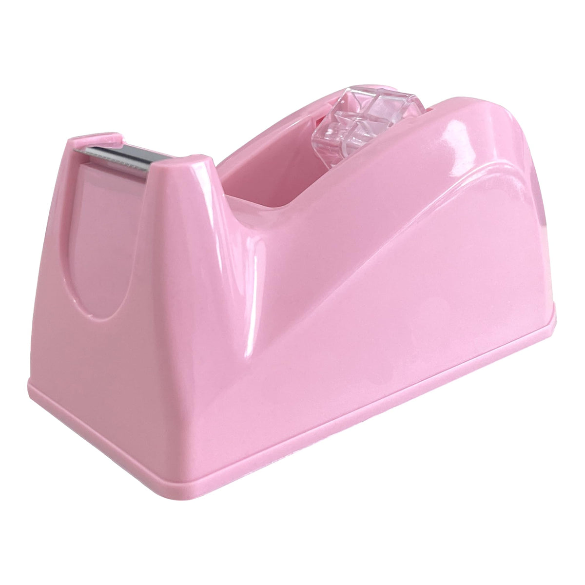 SHOIKOM Desktop Office Tape Dispenser - Cute Tape Dispenser for Office, Home&School, Perfect Companion for Desk, Featuring Antiskid Base Design - Macaron Pink