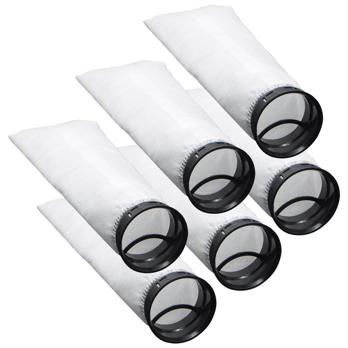 Aolleteau 6 Pack 2.75 Inch 225 Micron Filter Sock Fits Waterbox, Eshopps & Fiji Cube Aquariums & All 2.75" Filter Sock Holders