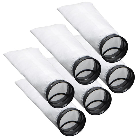 Aolleteau 6 Pack 2.75 Inch 225 Micron Filter Sock Fits Waterbox, Eshopps & Fiji Cube Aquariums & All 2.75" Filter Sock Holders