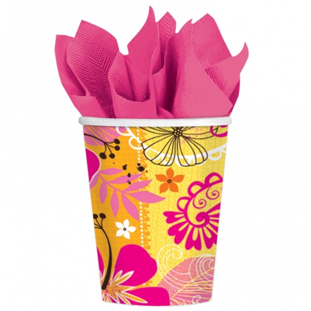 Tropical Heat 9 oz. Paper Cups Party Accessory by Amscan
