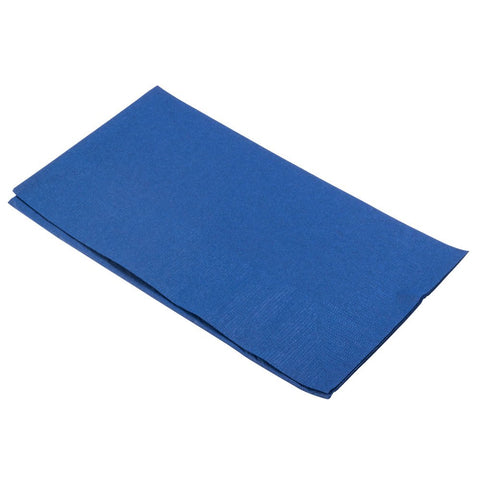Bright Royal Blue 3-Ply Guest Towels | Pack of 16 | Party Supply