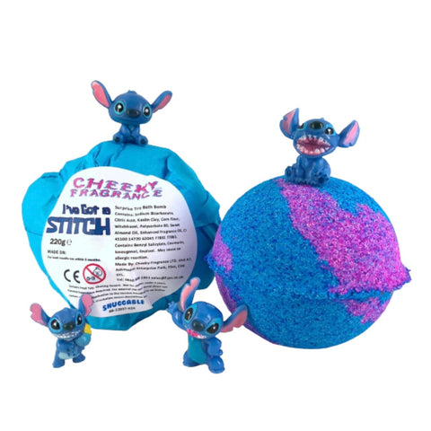 Stitch Surprise Toy Snuggable Scent Bath Bomb 220g