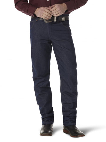Wrangler Men's Premium Performance Cowboy Cut Regular Fit Jean, Rigid Navy, 35W x 32L