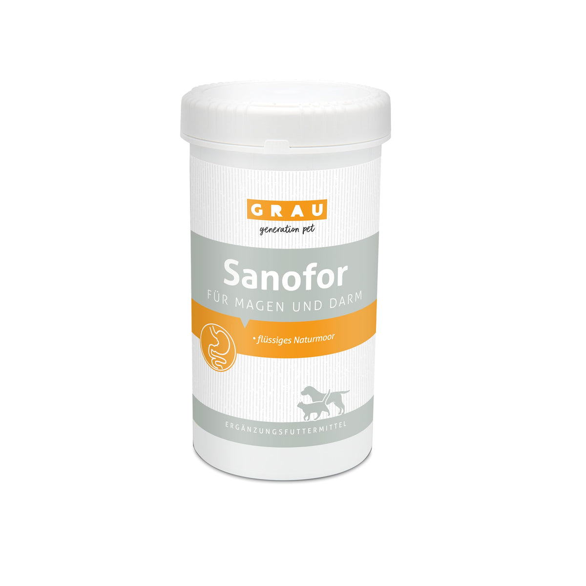 GRAU Original Sanofor Healing Mud for Building up the Intestinal Flora, for a Vital Intestinal Mucosa and Flora, Pack of 1 (1 x 1 kg), Feed Supplement for Dogs and Cats
