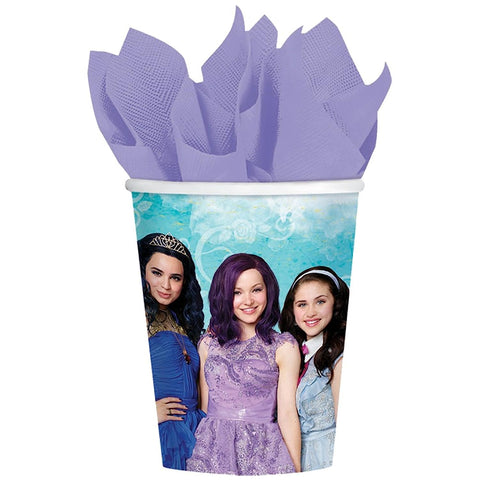 Disney Descendants Cups 8 count 9 oz. party supplies
