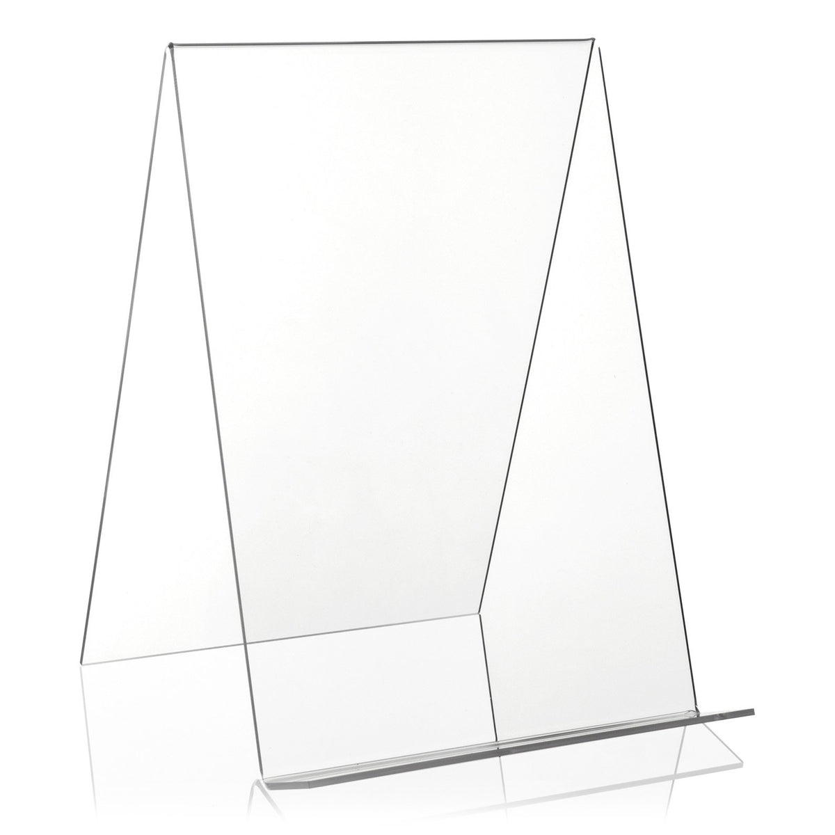 Plexiglas® Book Stand/Display as Goods Carrier and Angled Stand in DIN A4 Format