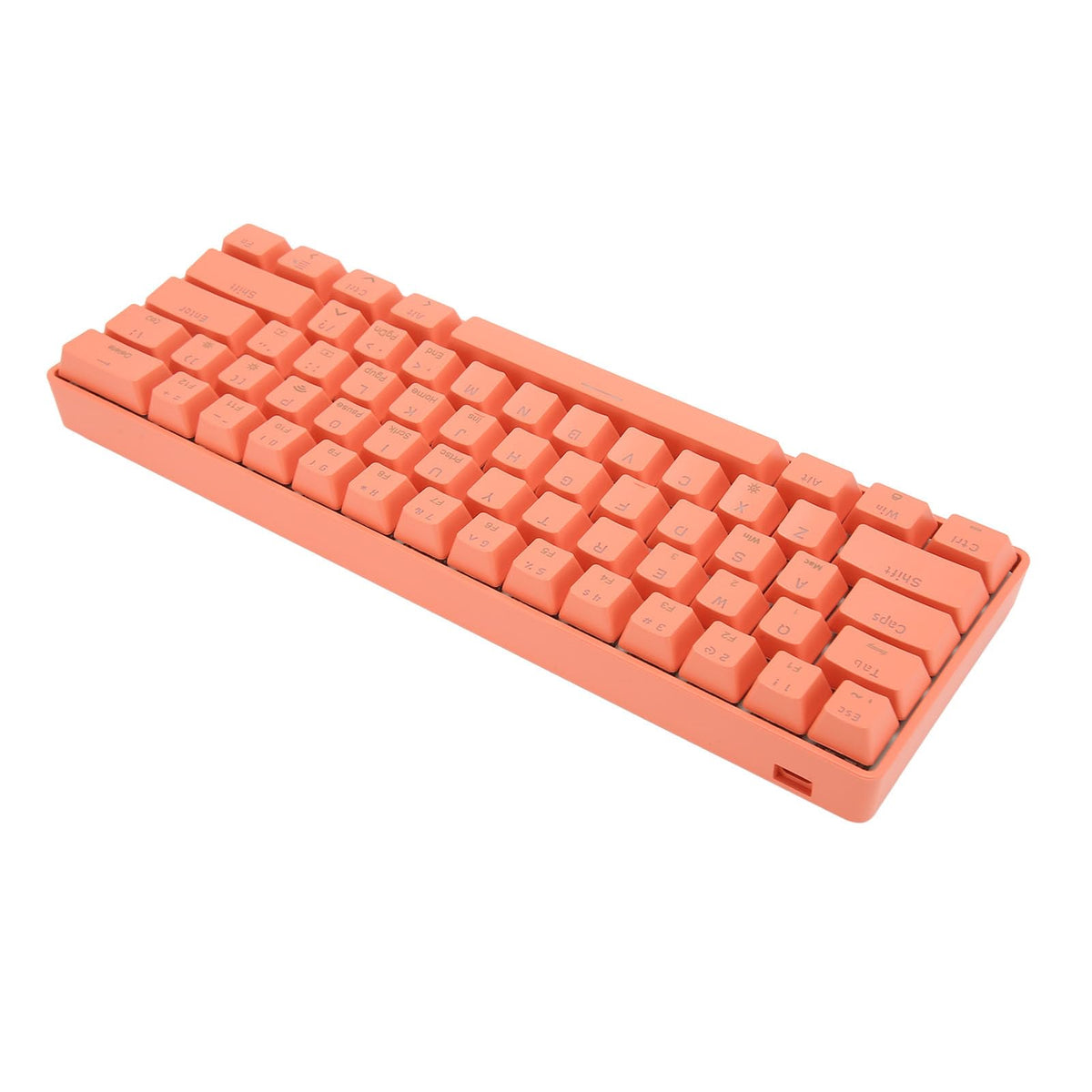 Haofy Mechanical Gaming Keyboard, Ergonomic Design 61 Keys High Sensitivity RGB Gaming Keyboard for Game
