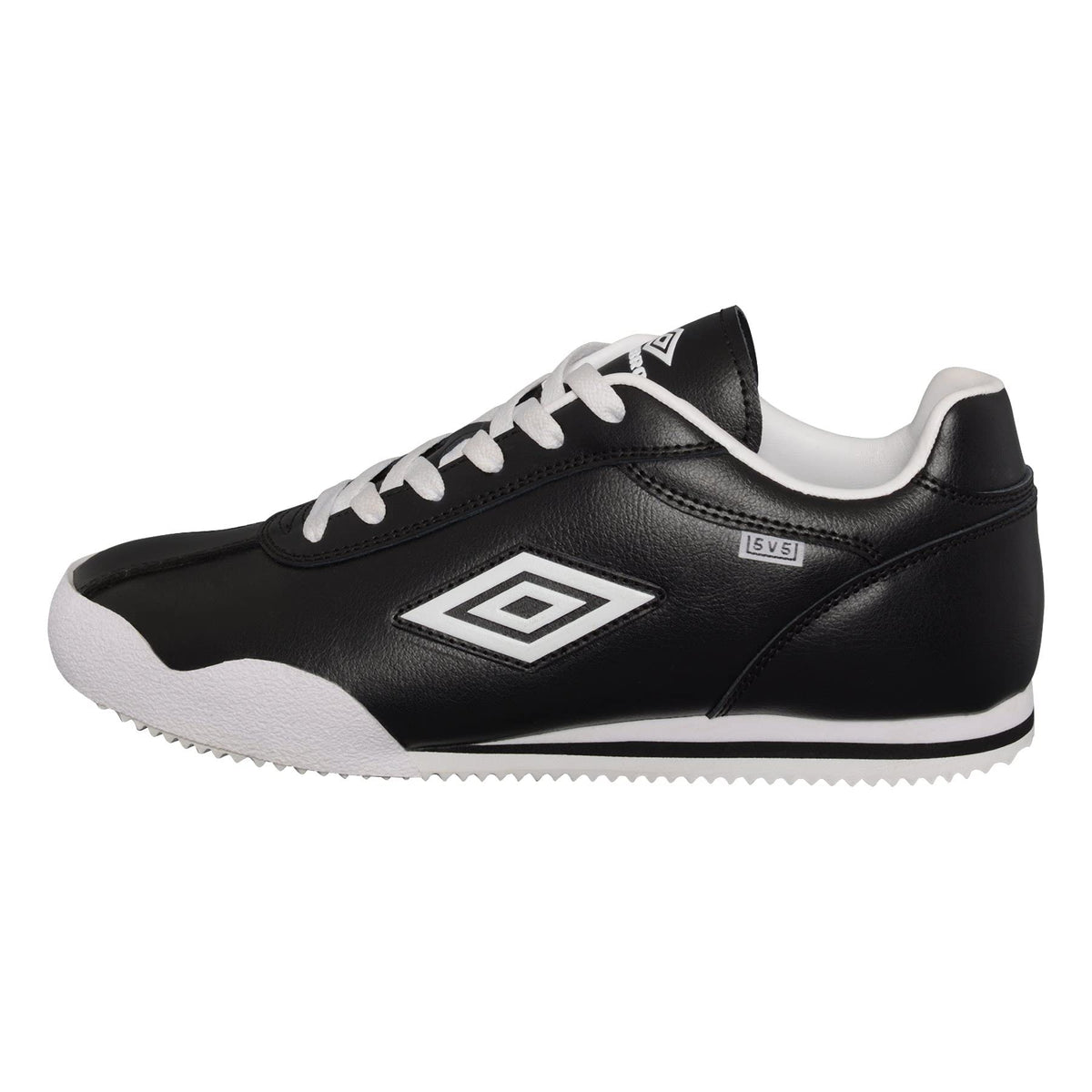 Umbro Men's DIAMOND5 Sneaker, Black/White, 8.5