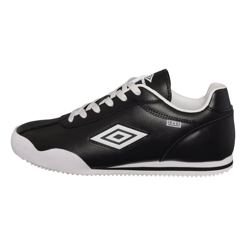 Umbro Men's DIAMOND5 Sneaker, Black/White, 8.5