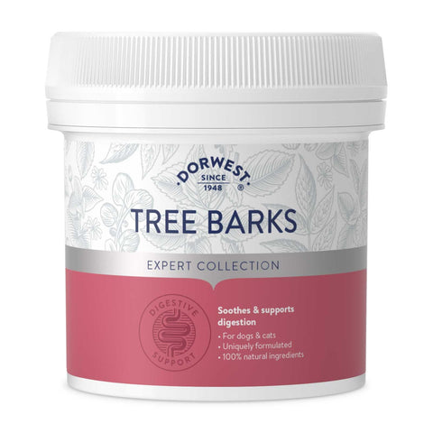Dorwest Tree Barks Powder for Dogs and Cats, 100g, Slippery Elm Powder - Soothes Digestion & Upset Tummies, Eases Discomfort, Natural Formula