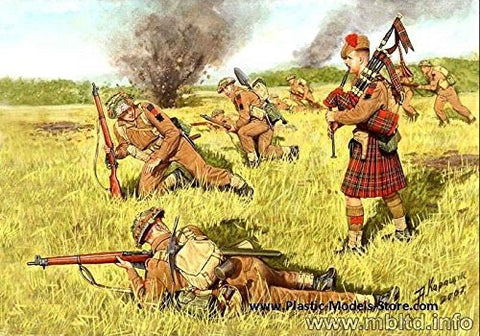 SCOTLAND The BRAVE! 4 FIGURES 1/35 MASTER BOX 3547