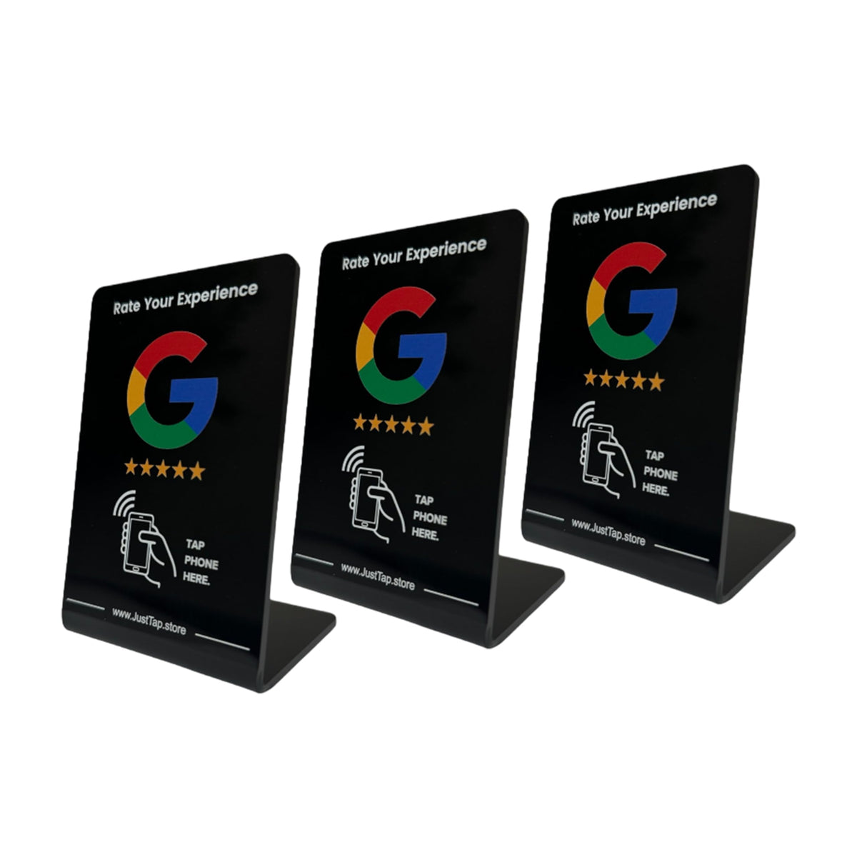 NFC Review Stand Google Compatible, One-Tap Instant Feedback & Ratings | Elevate Customer Engagement & Boost Business Reviews | Reusable One Touch NFC Reviews | Compatible with Any Smartphone (3)