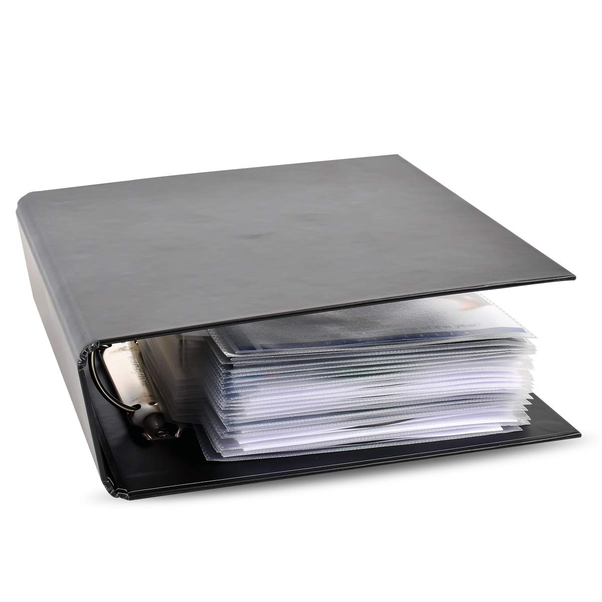 3L DVD Binder For Storage of DVD Sleeves/Pockets - Without pockets/sleeves - must be purchased separately - DVD Disc Storage Wallet - Holder In Black - 10284