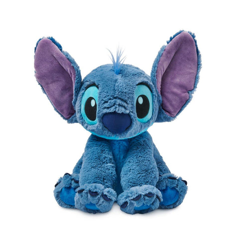 Disney Store Stitch Plush Soft Toy, Medium 15 3/4 inches, Lilo & Stitch, Cuddly Alien Soft Toy with Big Floppy Ears and Fuzzy Texture, Suitable for All Ages Toy Figure