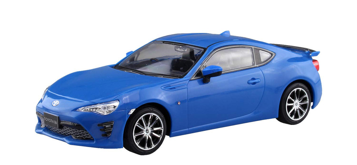 Aoshima Bunka Kyozai 1/32 The snap kit Series Toyota 86 Bright Blue-Painted Plastic Model 03-E