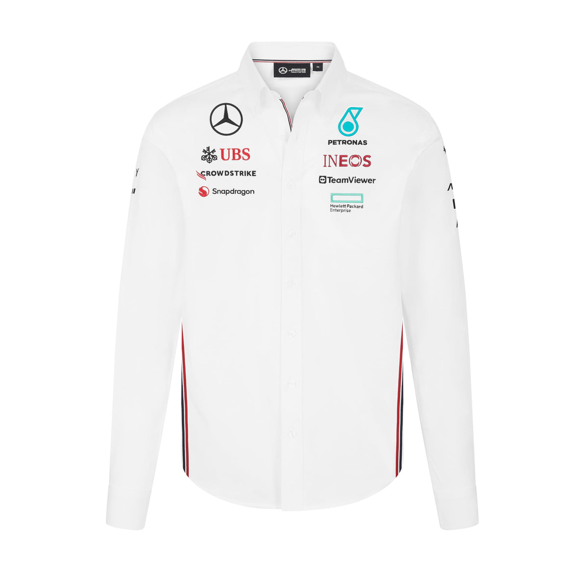Mercedes AMG Petronas F1 Men's 2024 Team Shirt - White - Size: M