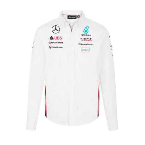 Mercedes AMG Petronas F1 Men's 2024 Team Shirt - White - Size: M