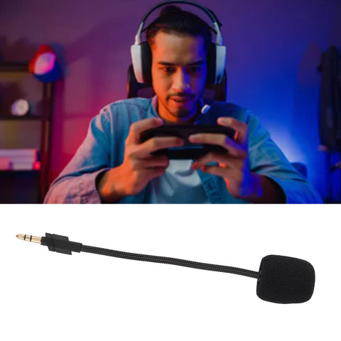 Replacement Game Mic Fits for G733 Wireless Gaming Headsets Noise Reduction 3.5mm Jack Game Headphone Microphone
