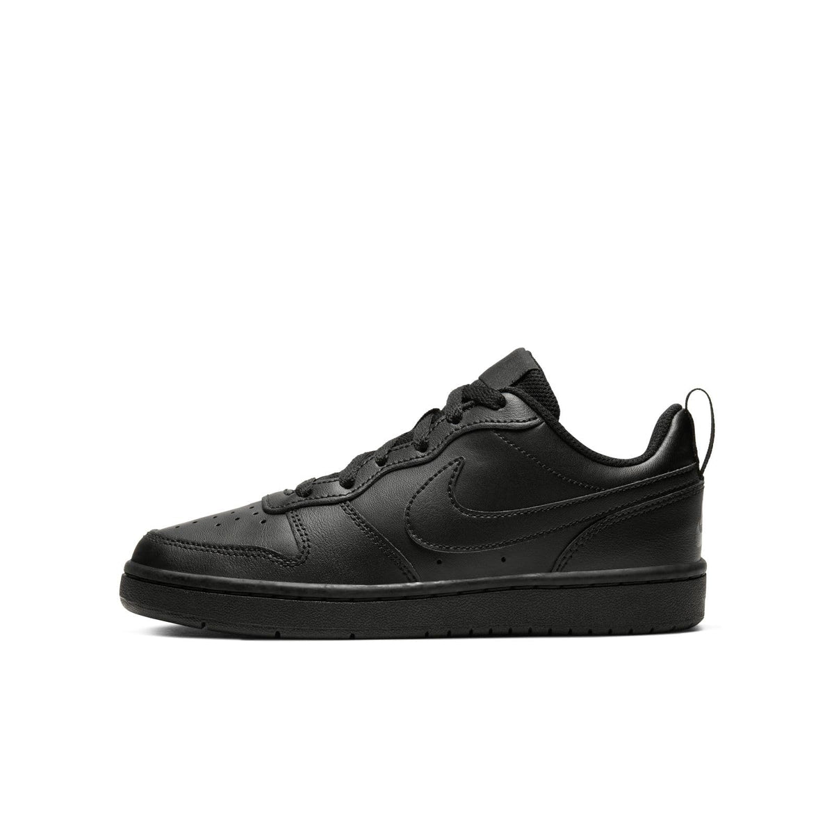 Nike Boy's Court Borough Low 2 (Little Kid) Black/Black/Black 11 Little Kid M