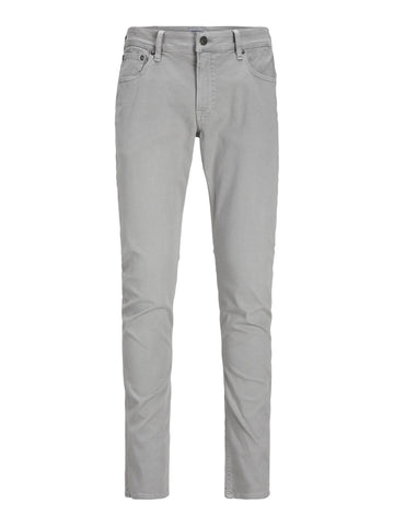 JACK & JONES Men's Jpstglenn Jjblaine Icon Sn Long-Sleeved Shirt, Ultimate Grey, 32 W/32 L