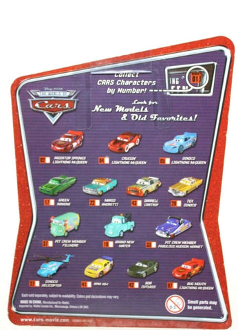 Bug Mouth Lightning McQueen #07 Disney / Pixar Cars 1:55 Scale The World of Cars Die-Cast Vehicle
