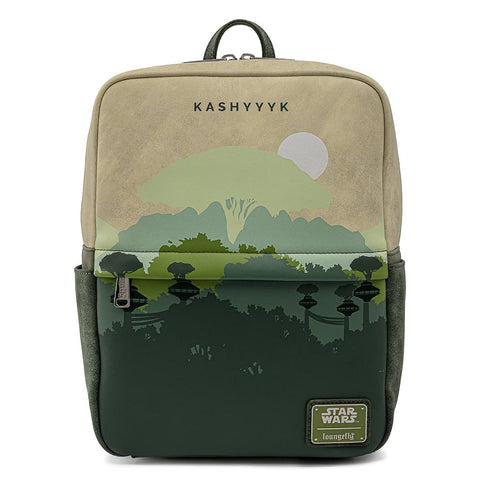 Loungefly Star Wars Lands Kashyyyk Square Womens Double Strap Shoulder Bag Purse
