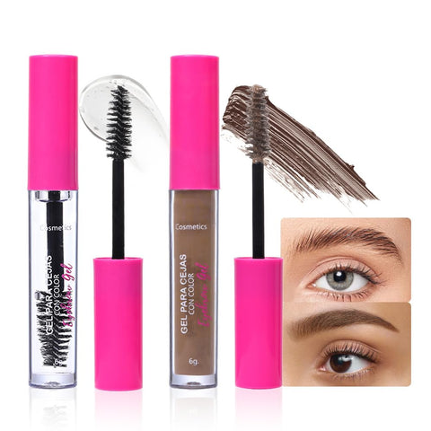 Tinted Thickening Eyebrow,Brow Fast Sculpt,Waterproof, Transfer-proof, Brush to Fill in Eyebrows - Cruelty Free (01#TAUPE+Clear)