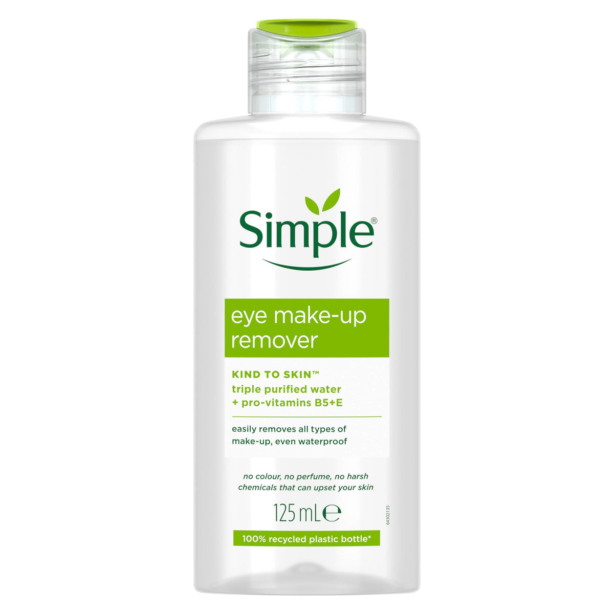 Simple Kind to Skin Eye Make-Up Remover oil-free for sensitive skin 125 ml