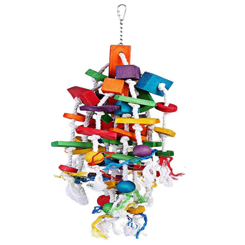 Balacoo African Grey Parrot Toys Shreddable Foraging Hanging Bird Cage Accessories
