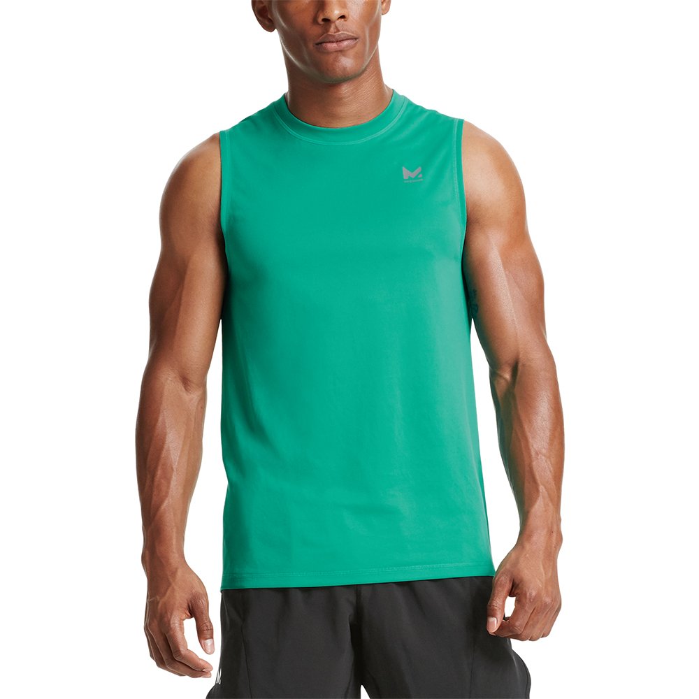 Mission Men's VaporActive Alpha Sleeveless T-Shirt, Dynasty Green, Large