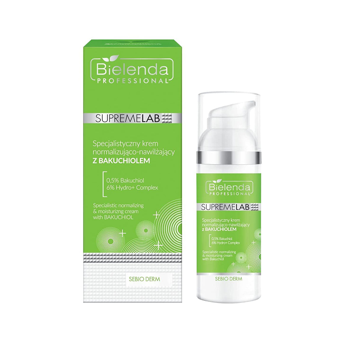 Bielenda Professional Supremelab Sebio Derm Special Norm and Moisturizing Cream With Bakuchiol 50 ml