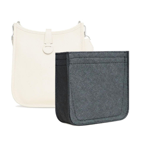 Lckaey Felt Organizer- for TPM Bag Evelyne 16 Bags Insert- Handbag insert Purse-1003Grey-S