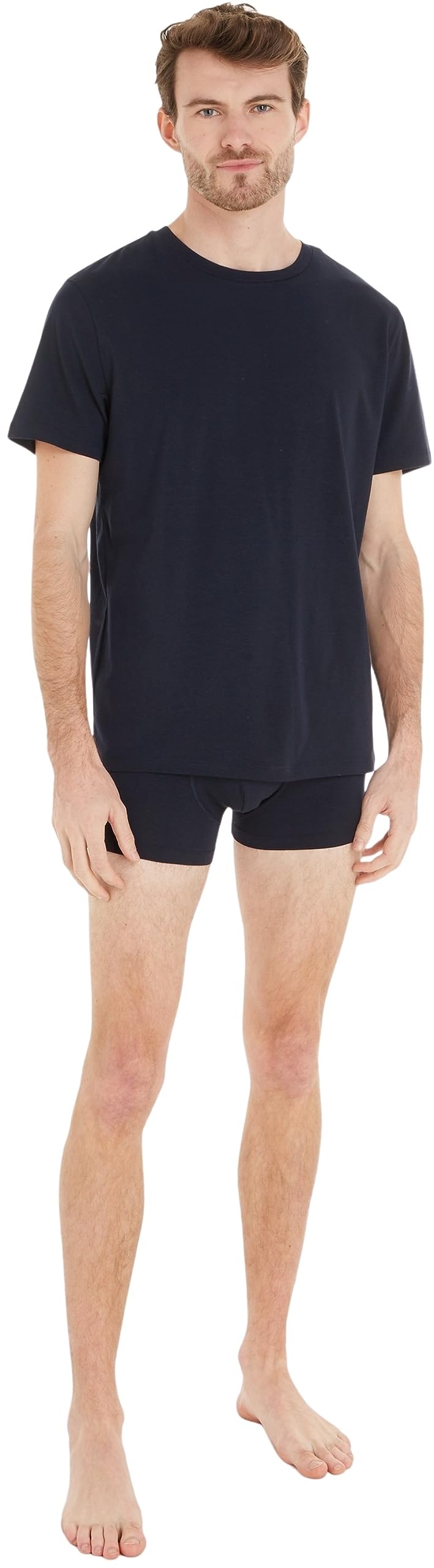 Tommy Hilfiger Men's Pyjama Set Short, Blue (Desert Sky/Desert Sky), M