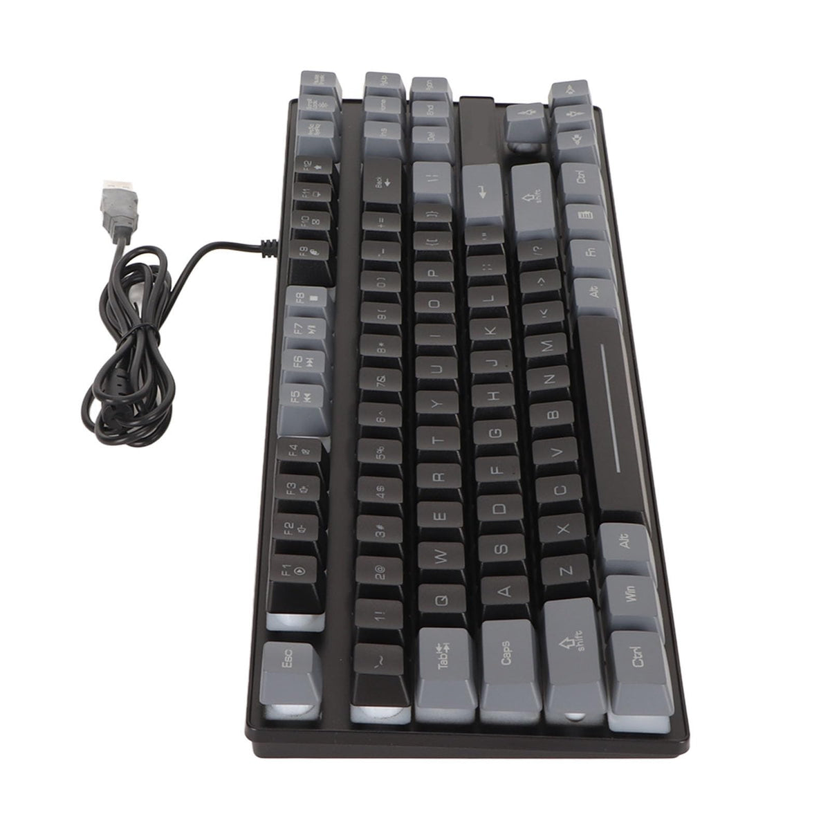 Haofy Mechanical Gaming Keyboard, 87 Keys Wired Keyboard Ergonomic Design High Sensitivity for Games