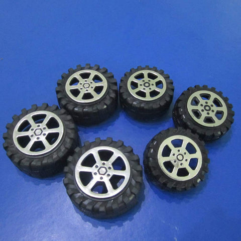 Milisten Rc Helicopters Rc Helicopters 30 Pcs Plastic Toys Wheel 42mm Round Car Model Wheel for DIY Painting Toy RC Vehicle Truck Boat Helicopter Supplies Robot Toys Robot Toys