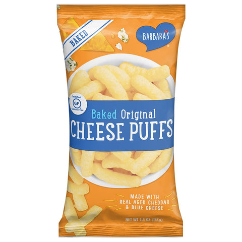 Barbara's Bakery Cheese Puffs, Baked Original, 5.5 Ounce