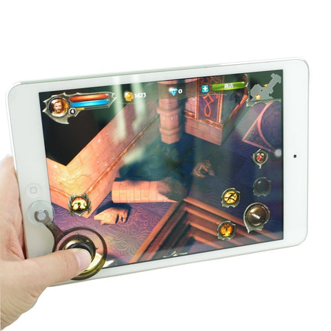 UKCOCO Mobile Game Controller, Touchscreen Game Joystick Gamepad and Buttons for Smart Mobile Phone and Pad Tablet (1 Pack)