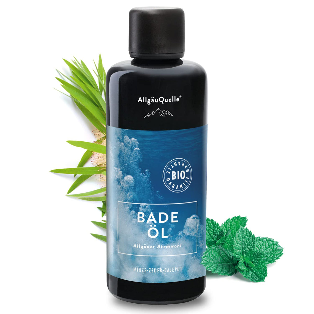 AllgÃƒÆ’Ã†â€™Ãƒâ€šÃ‚Â¤uQuelle Organic Bath Oil with 100% Organic Oils AllgÃƒÆ’Ã†â€™Ãƒâ€šÃ‚Â¤uer Breath Wellness Jojoba Mint Cedar Cajeput (100ml) Natural Organic Bath Additive with Essential Oils Organic Bath Essence Natural and