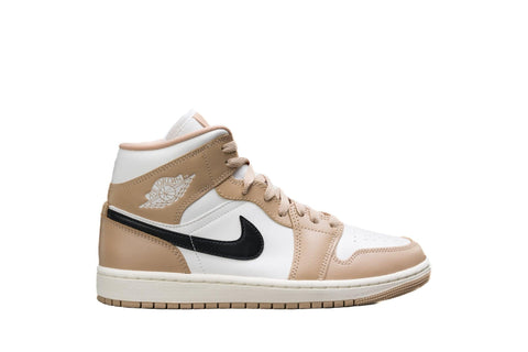 Jordan 1 Mid Womens Sail/Black-Desert BQ6472-103 6