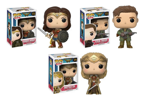 Funko Dc Pop - Wonder Woman Collectors Set