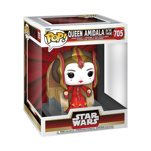 Funko Pop! Deluxe: Star Wars Episode 1 - The Phantom Menace 25th Anniversary, Queen Amidala on The Throne