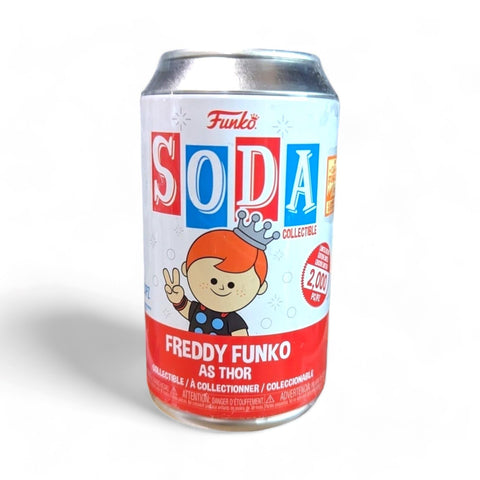 Funko Vinyl Soda: Camp Fundays 2023 - Freddy as Thor - Metallic- (Limited to 2000 Pieces) Sealed