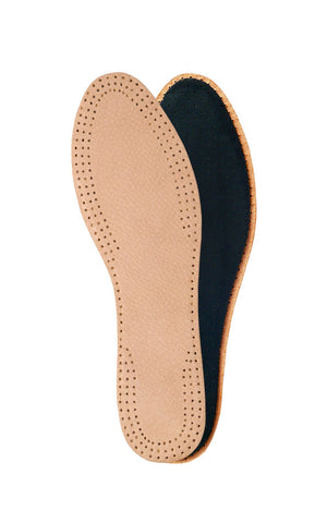 Natural Leather Insoles for Men with Activated Carbon Underlayer, Inserts, Replacement Shoes, Boots (Women / 7 US / 38 EUR)